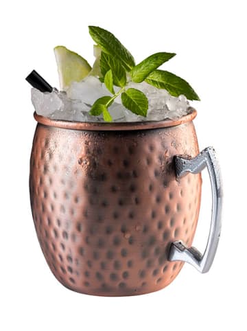 APS Cocktailbecher "MOSCOW MULE Becher" in Kupferoptik Ø 9 cm, H: 10 cm 