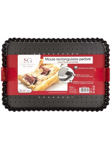 5five Simply Smart Backform, Metall in Schwarz, 31 x 21 cm