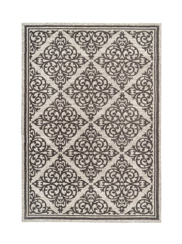 Kayoom Kurzflor Teppich Davis 125 in grau - rechteckig