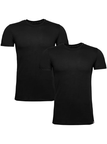 Diesel T-Shirt UMTEE-RANDAL-TUBE 2er Pack in schwarz