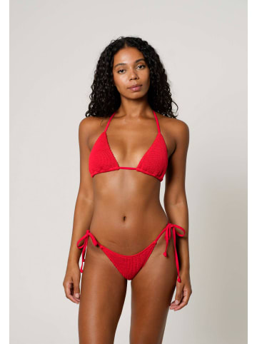 Moda Minx Bikinihose Scrunch Tie Side Bikini Bottom in Red