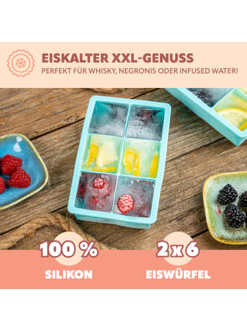 bremermann Silikon-Eiswürfelform ca. 15 x 4,8 x 9,5 cm (B/H/T)