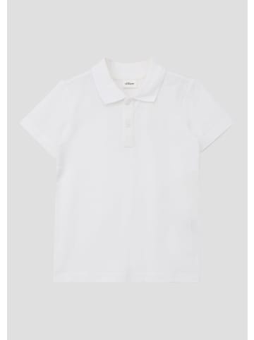 s.Oliver Polo-Shirt in 0100_weiß