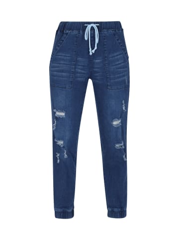 faina Women Pants in dark blue