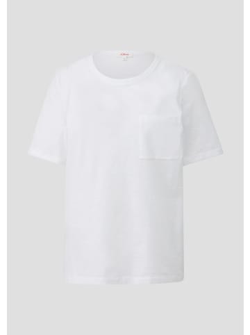 s.Oliver T-Shirt in 0100_weiß