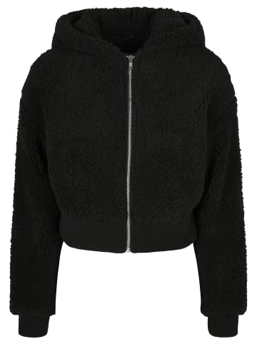 Urban Classics Urban Classics Damen Ladies Short Oversized Sherpa Jacket in black