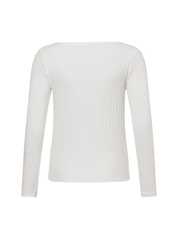 OPUS Langarmshirt Sovke in weiß