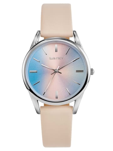 SURI FREY Armbanduhr SFY Lotty in silber beige