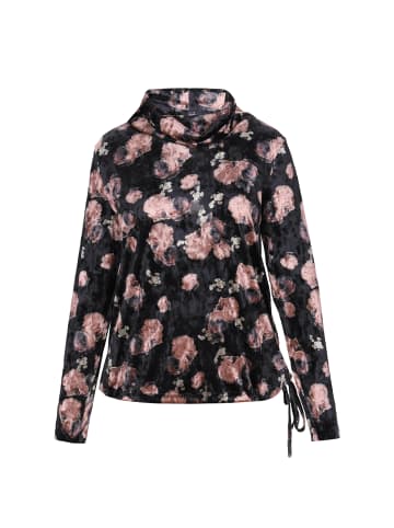 Usha Blouse in black multicolor