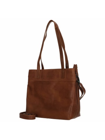 The Chesterfield Brand Nola - Shopper 30 cm (black) in cognac