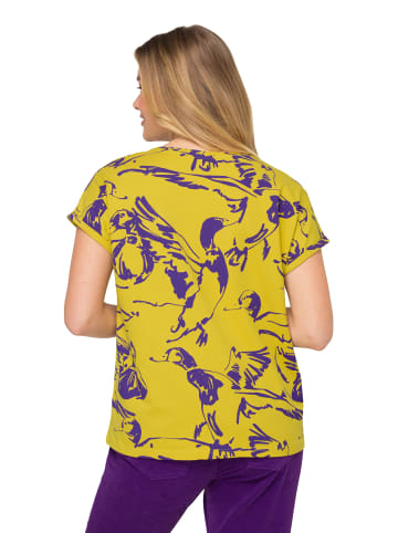 LAURASØN Shirt in mattes gelb