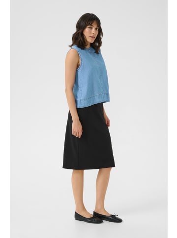 Kaffe Ärmellose Bluse Loose fit in Medium Blue Chambray