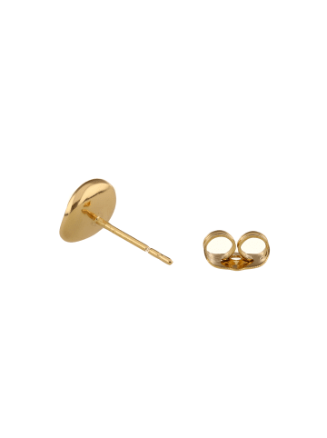 IZIA Women Stud Earrings in Rose Gold Turquoise