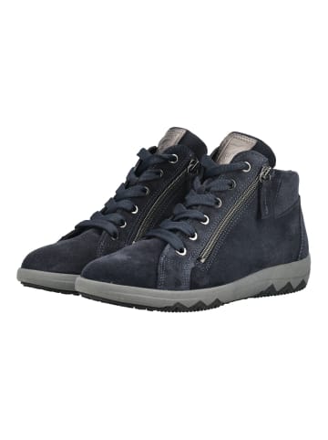 WALDLÄUFER Stiefelette H-TERESA in Dunkelblau/Grau