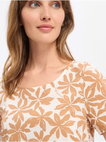 Robe Légère Kleid in beige weiß - 0001