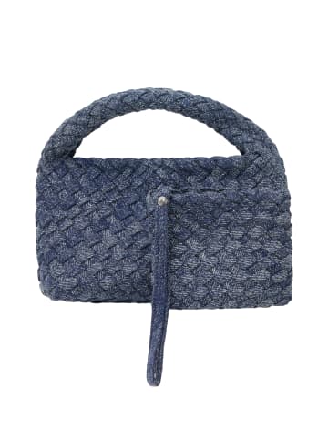 faina Women 2-In-1 Tote Bag Set in Dark Grey Denim