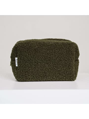 Claide Taschen Teddy Kosmetiktasche Grün  in  Grün