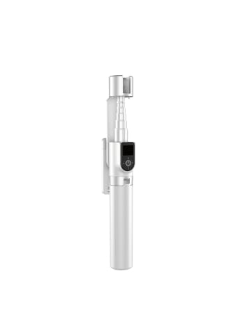 COFI 1453 Selfie-Stick / Teleskopstange mit Stativ Dudao F18W Weiß bis zu 1100 in Grau