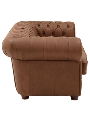 58 aufm Kessel SOFA 2-Sitzer Kath Echtleder (Antikoptik) cognac