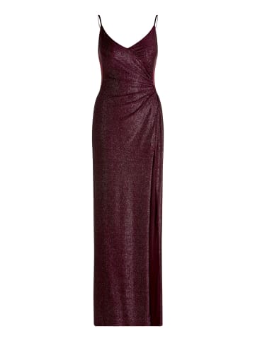 Vera Mont Abendkleid mit Seitenschlitzen in Dark Red/Grey