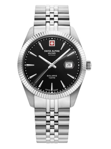 Swiss Military Quarzuhr 7016.1237SAM in Silber
