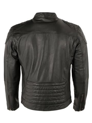 JILANI Lederjacke Lammnappa in Schwarz