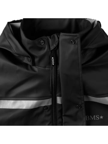 BMS Kinder Regenjacke "Matschjacke  Softskin" in Schwarz