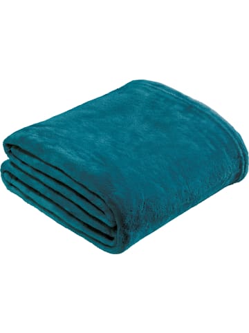 REDBEST Fleece, Microfaser Wohndecke Amarillo in türkis