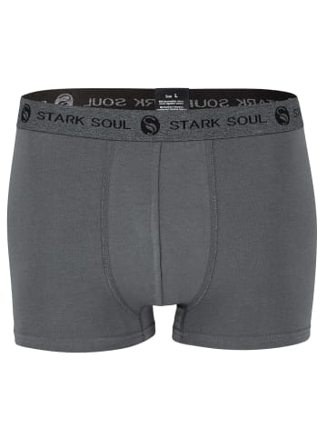 Stark Soul® Boxershorts 6'er Pack - Hipster Shorts in dunkelgrau