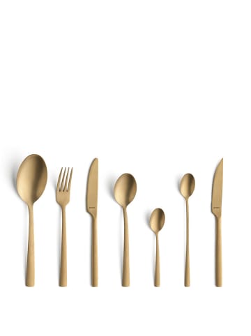 Amefa 42-tlg. Besteckset MANILLE in gold matt