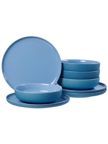 Ritzenhoff & Breker 8er Set Tafelservice Jasper in ozeanblau