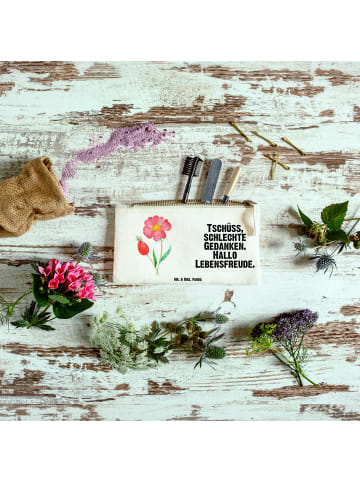 Mr. & Mrs. Panda Etui Blume HageRundunge mit Spruch in Weiß