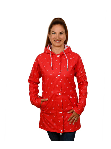 mh michael heinen Regenjacke Segel in rot-weiss