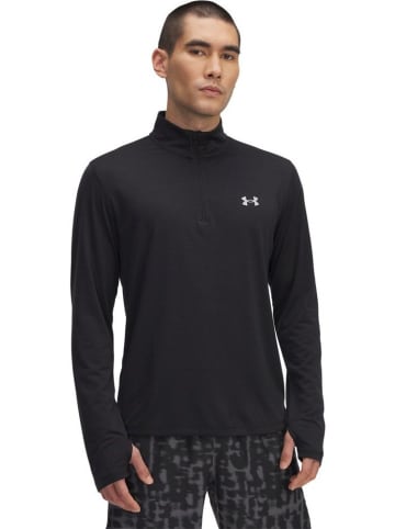 Under Armour Longsleeve "Launch 1/4 Zip" in Schwarz