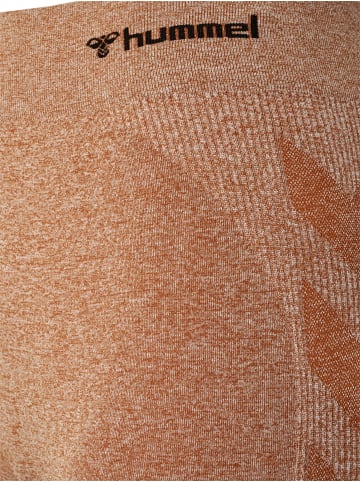 Hummel Hummel Leggings Hmlci Yoga Damen Dehnbarem Schnelltrocknend Nahtlosen in MOCHA BISQUE MELANGE