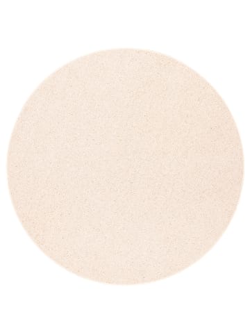 Snapstyle Natur-Teppich Wolle Berber Rund in beige