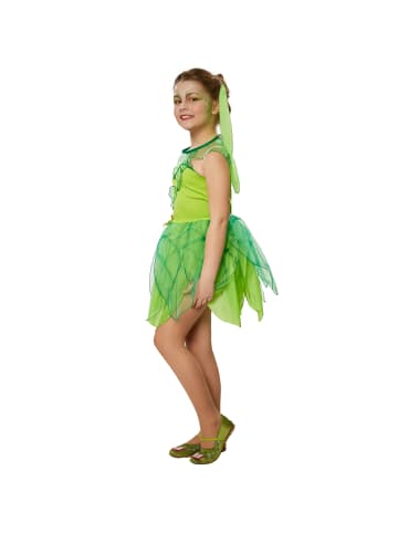 tectake Elfe/Naturgeist, in grün, Gr. 152 (11-12 Jahre), Kleid in Grüntönen