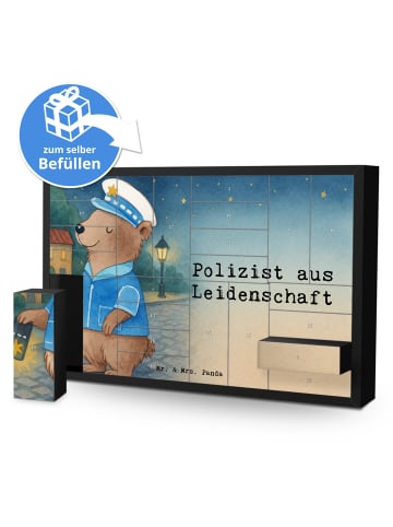 Mr. & Mrs. Panda Befüllbarer Adventskalender Polizist Leidenscha... in Weiß