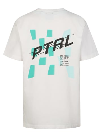 Petrol Industries T-Shirt mit Rückenprint Cañón in Weiß