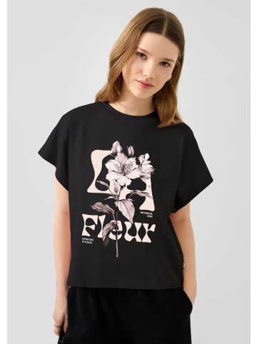 QS T-Shirt in 99D0_schwarz