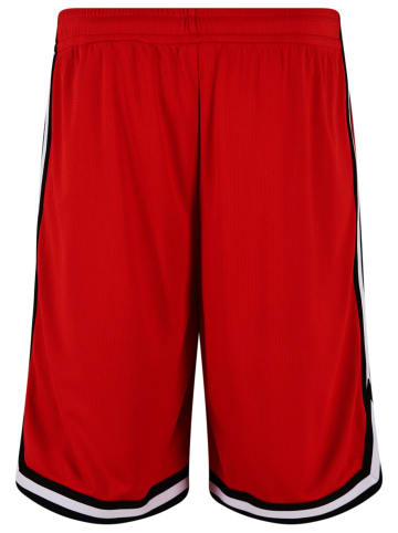 Urban Classics Mesh-Shorts in cityred/black/white