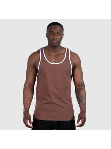 SMILODOX Tank Top Joe in Braun