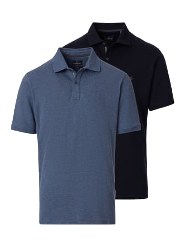 Casa moda Poloshirt Basic in Blau / dunkelblau