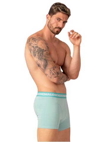 Muchachomalo 10er-Set: Boxershorts in Blue/Pink/Blue/Green/Pink/Purple/Yellow/Red/Blue/Zwart