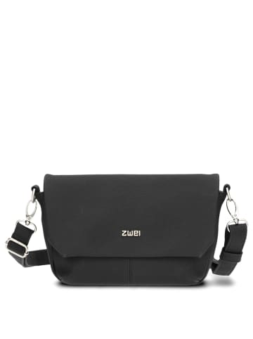 Zwei Mademoiselle M40 - Umhängetasche 28 cm (leo) in nubuk-black