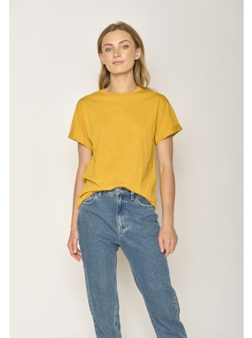 GreenBomb T-Shirt Basic in Goldgelb
