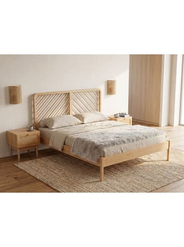 Beliani 2-tlg Doppelbett SEPHOS in Braun