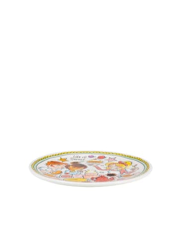 Blond Amsterdam Kuchenteller Minze Rand in Bunt - 18cm