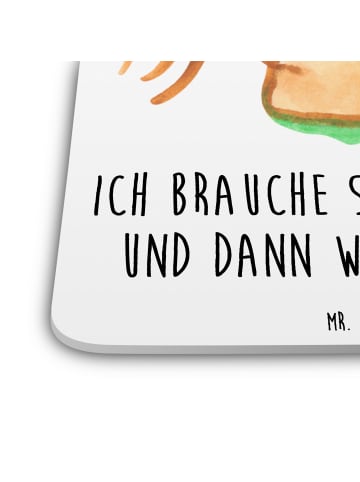 Mr. & Mrs. Panda Tischuntersetzer Spinne Agathe Sandwich mit Spruch in Weiß