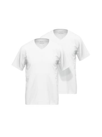 CECEBA Shirt 2Er Pack Nevada in weiß-hell-uni